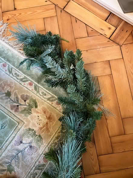 Photo of free Christmas garland, synthetic pine (Thames Ditton) #3