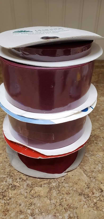 Photo of free Holiday Velvet Maroon Ribbon (Brookhaven) #1