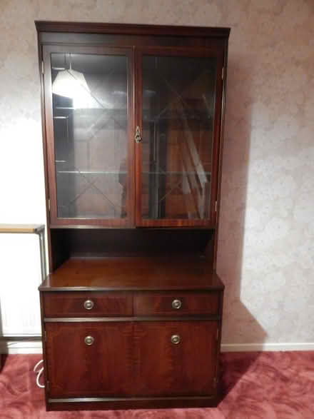 Photo of free Mahogany coloured Wall Unit (Bedlington NE22) #1
