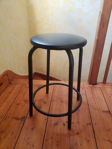 Photo of free Metal stool (Forest Green) #1