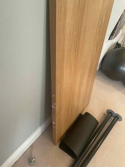 Photo of free A desk setup including chair (Chiswick) #2