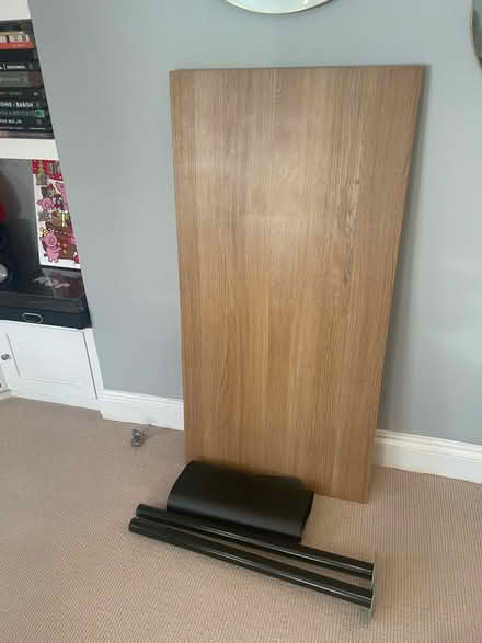 Photo of free A desk setup including chair (Chiswick) #1