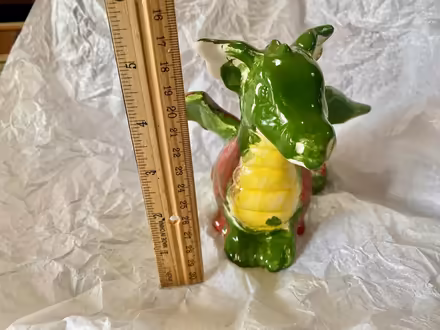 Photo of free colorful ceramic dragon (Near Rancho San Antonio Park) #1