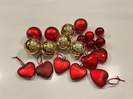 Photo of free Christmas tree decorations (West Bergholt CO6) #1