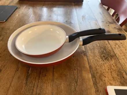 Photo of free 2 Ceramic Coated Frying Pans (CT21) #1
