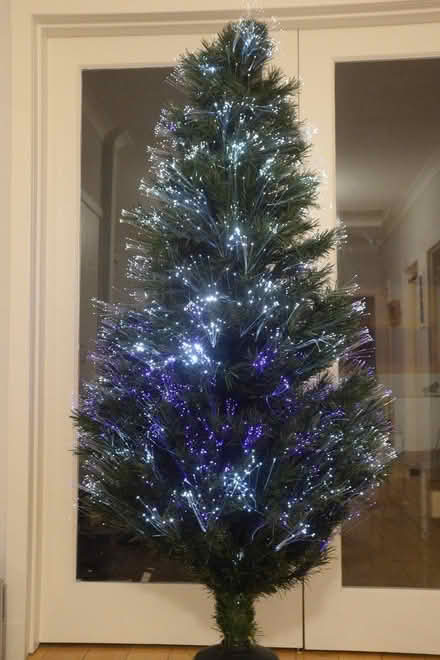 Photo of free Colourful fibre optic outdoor and indoors Xmas tree 6ft 6ins (West End EH12) #1
