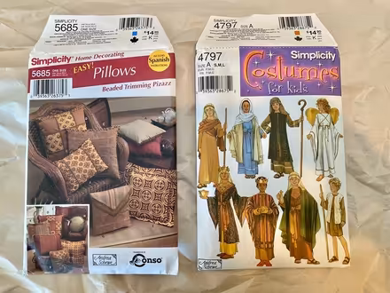 Photo of free pillow and costume sewing patterns (Near Rancho San Antonio Park) #1