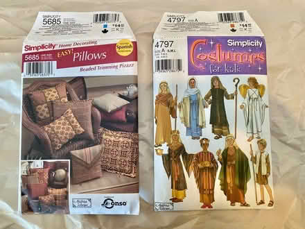 Photo of free pillow and costume sewing patterns (Near Rancho San Antonio Park) #1