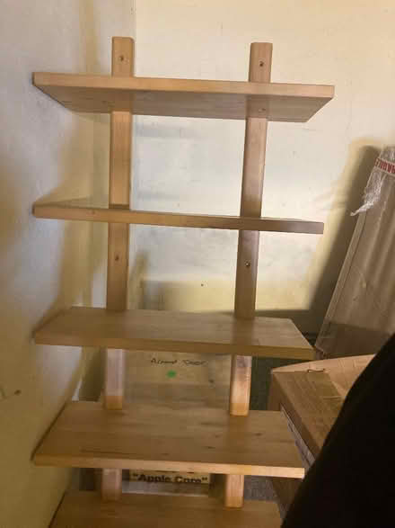 Photo of free Pine shelving unit (Old Sodbury BS37) #1