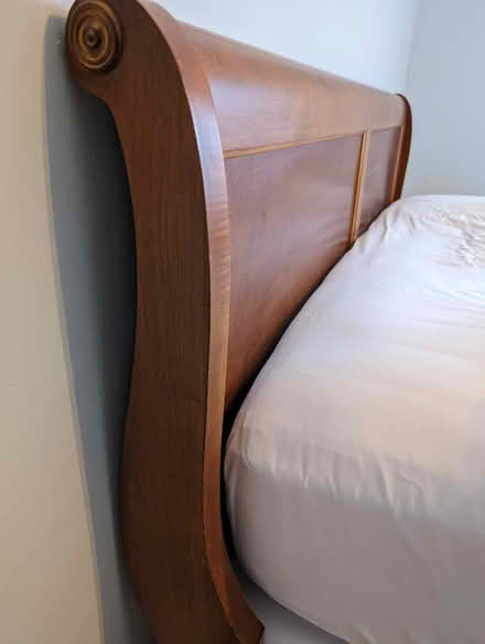 Photo of free King size sleigh bed (Phinney Ridge) #1