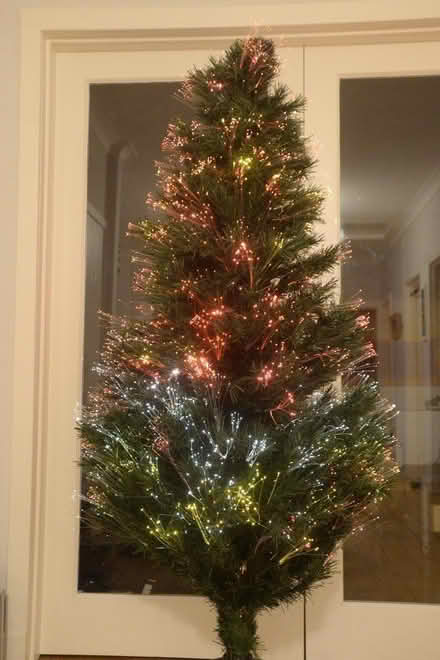 Photo of free Colourful fibre optic outdoor and indoors Xmas tree 6ft 6ins (West End EH12) #3