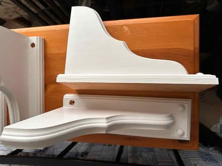 Photo of free Shelf brackets (wood) (Saybrooke) #1