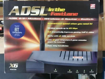 Photo of free Zoom ADSL wireless G router (Belbroughton CP B61) #2