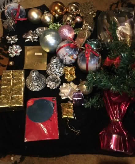 Photo of free Christmas tree decorations+mini Christmas tree. (Slyfield GU1) #2