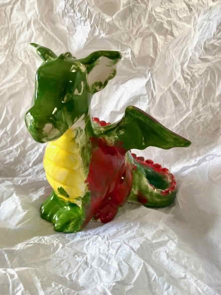 Photo of free colorful ceramic dragon (Near Rancho San Antonio Park) #2