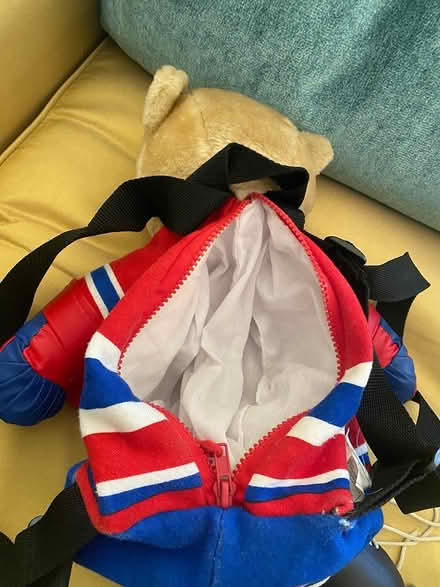 Photo of free Montreal Canadiens Bear Backpack (Near Rancho San Antonio Park) #1