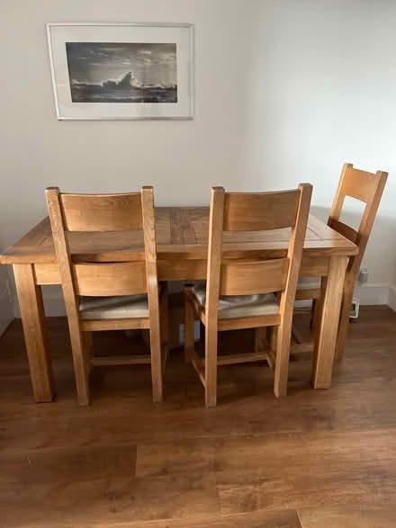 Photo of free Oak table and 4 chairs (Henfield BN5) #1