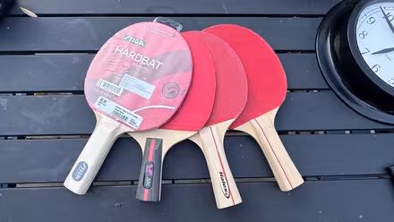 Photo of free Four ping pong paddles (Fruitvale between 580/Foothill) #1