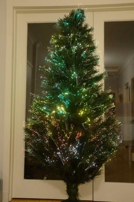 Photo of free Colourful fibre optic outdoor and indoors Xmas tree 6ft 6ins (West End EH12) #4