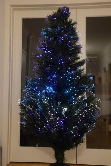 Photo of free Colourful fibre optic outdoor and indoors Xmas tree 6ft 6ins (West End EH12) #2