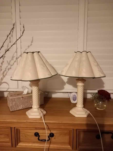 Photo of free Table lamps & lampshade (Cadoxton-juxta-Neath SA10) #1