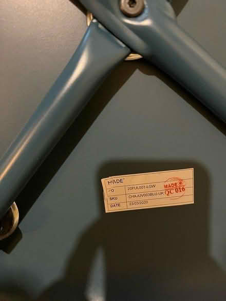 Photo of free Dining/ desk chair from made (Hatfield, AL10) #3