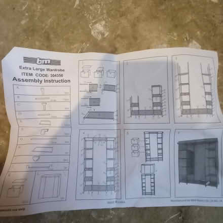Photo of free Large canvass wardrobe (Pershore WR10) #2
