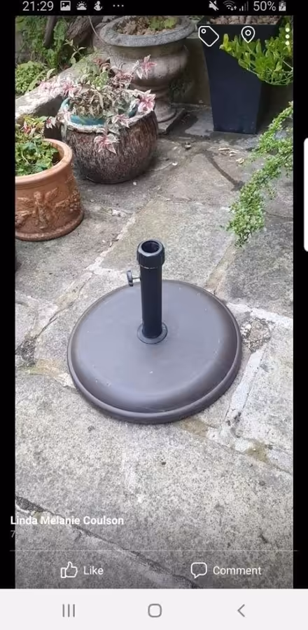 Photo of free Heavy parasol base (Sharrow area S11) #3