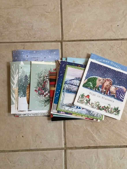 Photo of free 30+ Christmas Card fronts (Brightwell OX10) #1