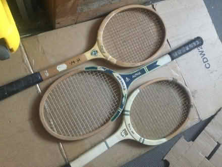 Photo of free 3 Vintage Tennis rackets (GU14) #1