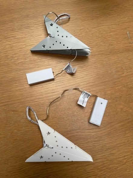 Photo of free Brand new light up star decorations from Tesco (Pooley Green TW20) #1