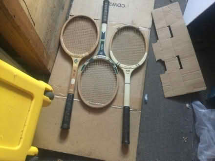 Photo of free 3 Vintage Tennis rackets (GU14) #2
