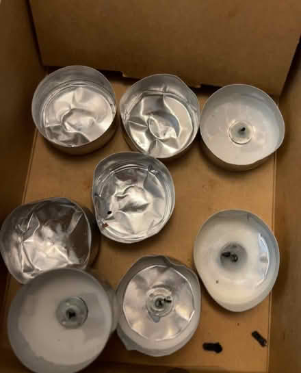 Photo of Used tea-lights. (Agar Grove NW1) #1