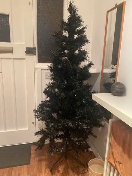 Photo of free 6ft Black Xmas Tree (North Bersted, PO21 5**) #1