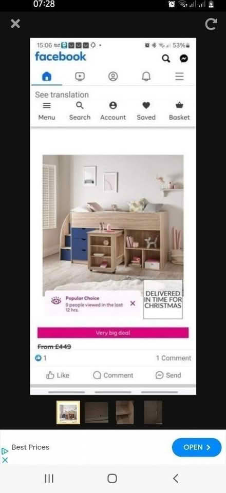 Photo of free Cabin bed (KT6) #1