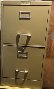 Photo of free 3 two-drawer file cabinets (Brookline Village) #1