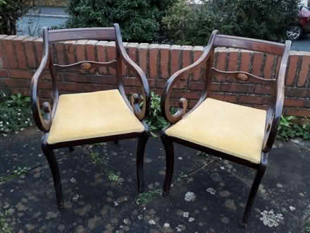Photo of free Two carver chairs (Portishead BS20) #1