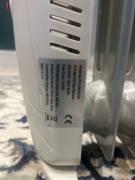 Photo of free Oil filled heater (East Dulwich) #2