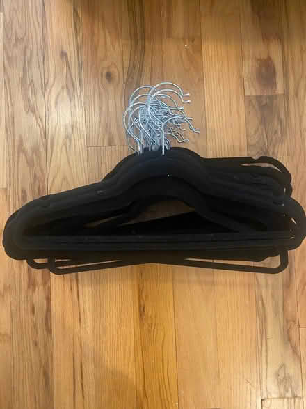Photo of free Black Velvet Hangers (Bedstuy, Brooklyn) #1