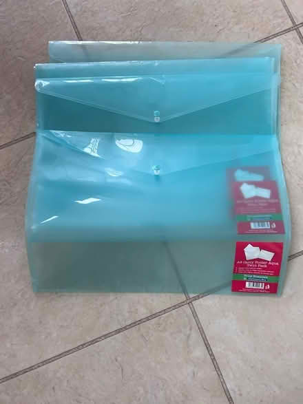 Photo of free A3 Plastic Carry Folders (Penicuik EH26) #1