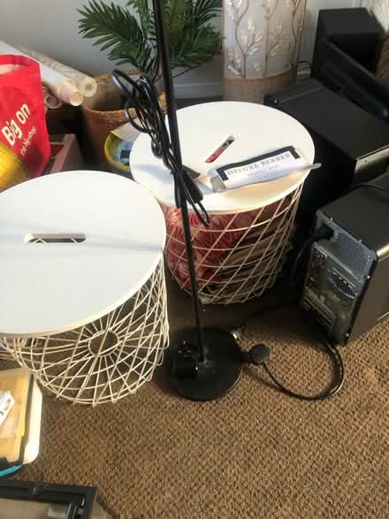 Photo of free White side Tables (Epsom KT18) #1