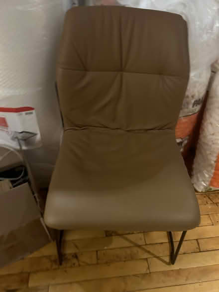 Photo of free 2 Johanson Caramel Chairs (Tribeca) #1