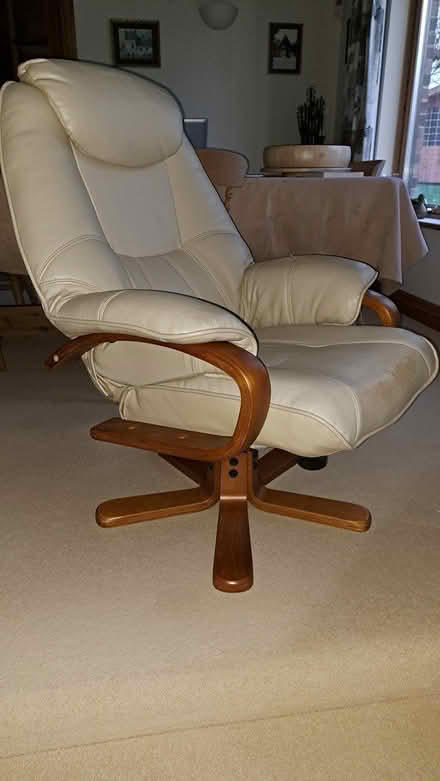 Photo of free Swivel recliner chair (Speldhurst) #3