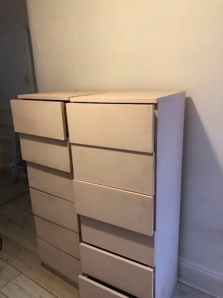 Photo of free 2 chest of drawers 1 wardrobe. Matching (Woolton L19) #1