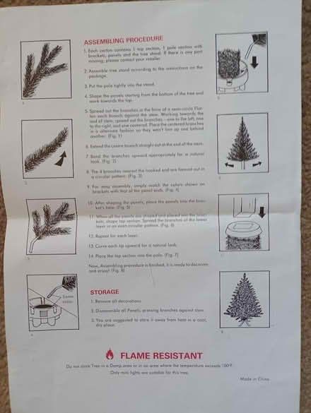 Photo of free 6 foot Christmas Tree (Shutford OX15) #2