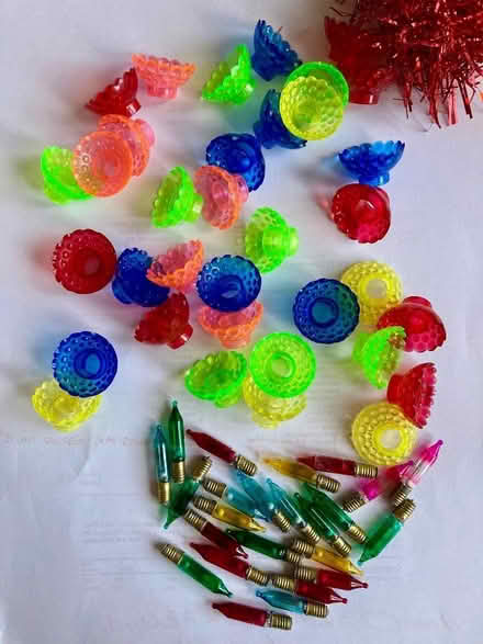 Photo of free Holders and bulbs for Christmas tree lights (Triscombe TA4) #1