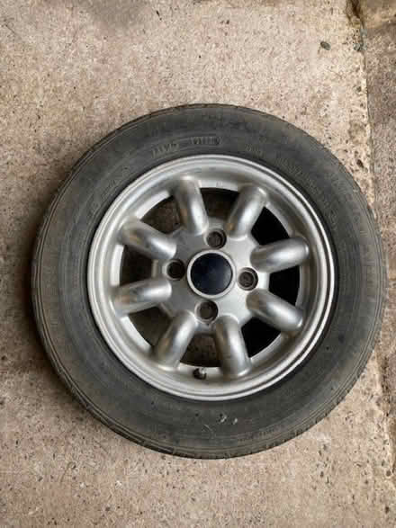 Photo of free Original mini 12" wheel with tyre (Stathe TA7) #1
