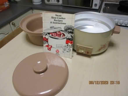 Photo of free 2.5 Litre Slow Cooker -make "Swan" (Little Hulton M38) #1