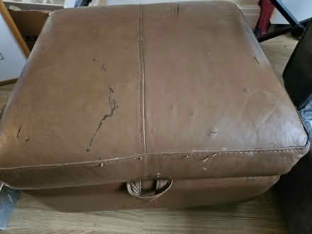 Photo of free Leather Footstool (Thornton Heath CR7) #1