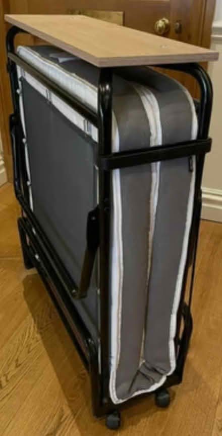 Photo of Folding single bed with mattress (Leeds LS8) #1